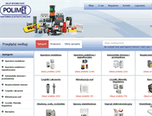 Tablet Screenshot of e-polimet.pl